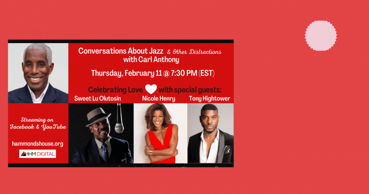 Streaming Live with Carl Anthony and Tony Hightower